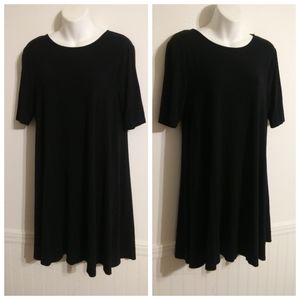 💛 Old Navy Short Sleeve Flowy Midi Dress Size LP